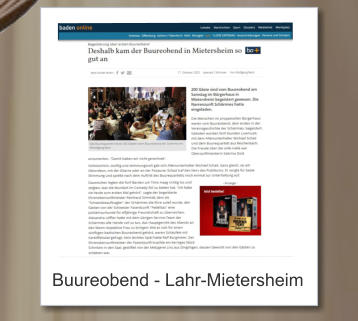 Buureobend - Lahr-Mietersheim