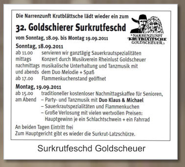 Surkrutfeschd Goldscheuer