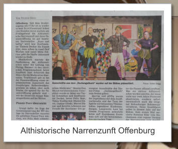 Althistorische Narrenzunft Offenburg